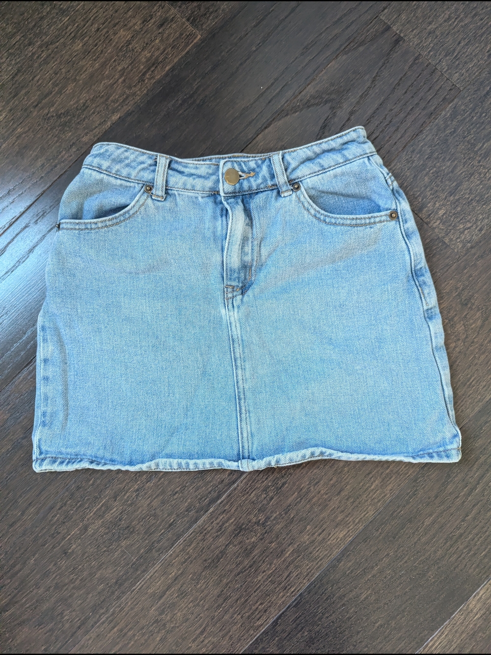 Forever 21 Light Blue Denim Mini Skirt